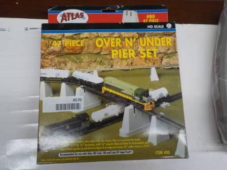Ho Scale Over Nudder Pier Set#80