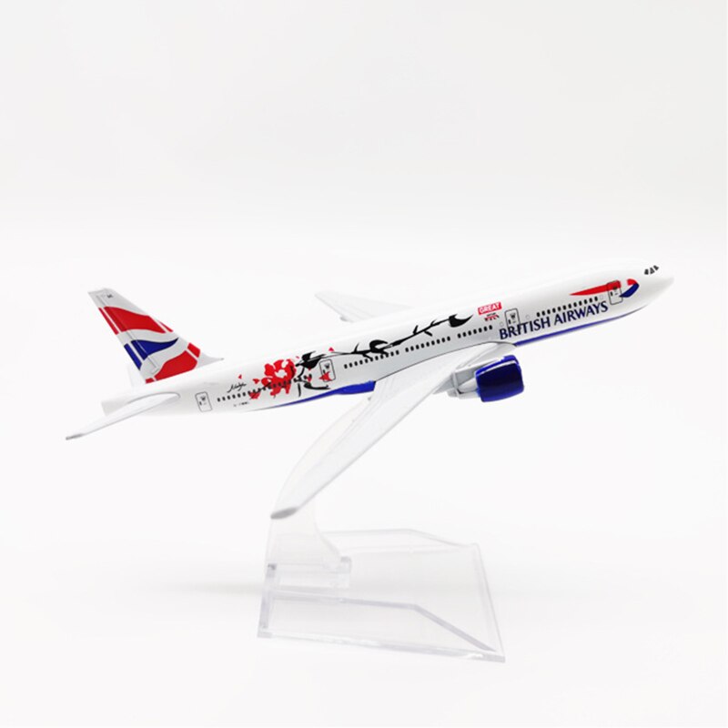 Airplane Diecast Metal Air British Airways B777 16Cm