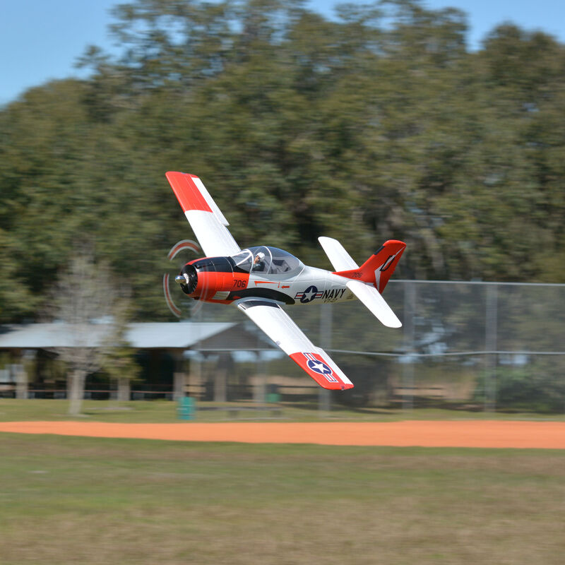 Fms 1400Mm(55.1") T-28D Trojan V4 Red-Pnp