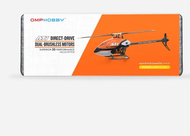Omphobby M1 Orange Rc Helicopter 290Mm Rtf