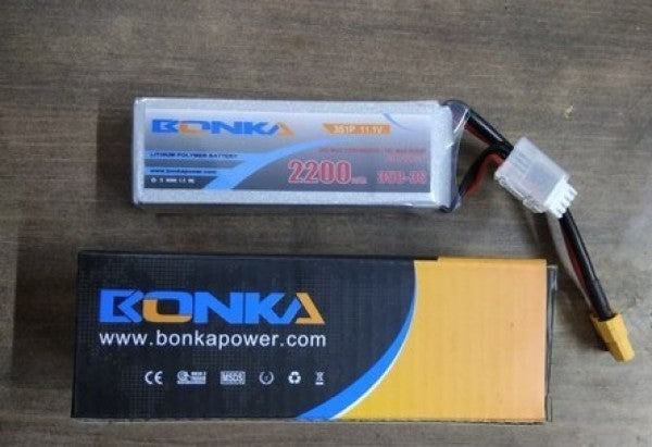 BONKA 11.1V 2200MAH 35C Lipo BATTERY
