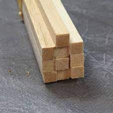 Balsa Strip 8mm x 8mm x 1000mm (Price Per strip.Minimum Order Qty 10pcs)