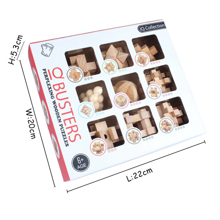 Puzzles 1Q Busters Wooden Puzzles No.E536