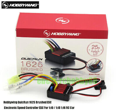 HobbyWing QuicRun 1625 25A waterproof Brushed Electronic Speed Controller