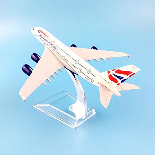 Airplane Diecast British Airways A380 16Cm