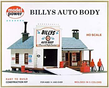 Ho Scale Billys Auto Body#490-414