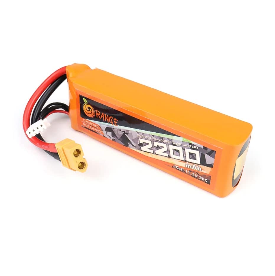 LIPO 11.1V 2200MAH 3S 30C ORANGE BATTERY