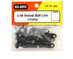 Du-Bro Swivel Ball Link 2-56 (12) Dub860