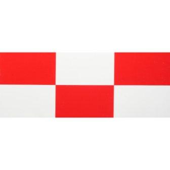 ULTRACOTE 1" SQUARE RED&WHITE 2MTR ROLL
