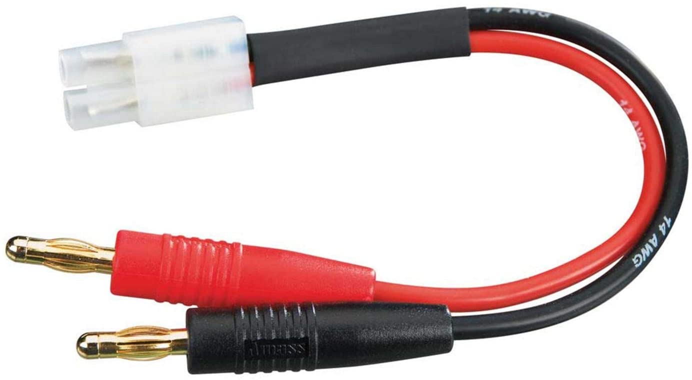 Duratrax Charger Lead Banana Plug To Standard Dtcx2220
