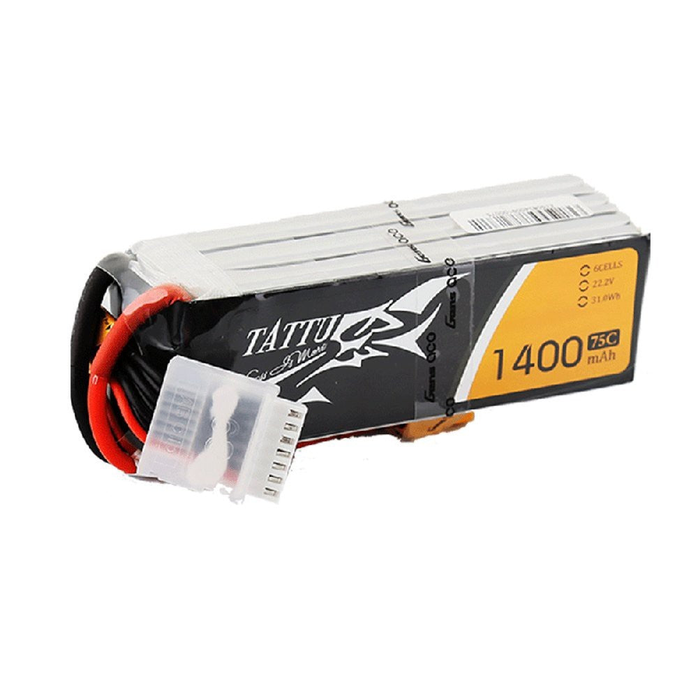 Tattu 1400Mah 22.2V 75C 6S Lipo Battery