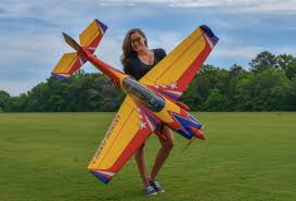 Extreme Flight Extra 300 EXP 85" - Yellow/Red/Blue