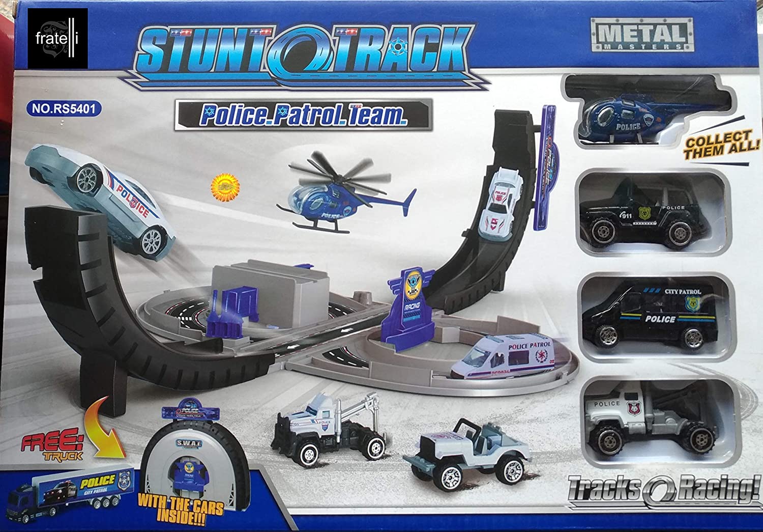 Car Police Patrol Team No.Rs5401 Diecast