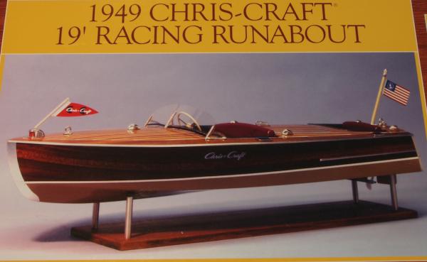 DUMAS 1949 CHRIS-CRAFT RACER 1-8 BOAT-RTR