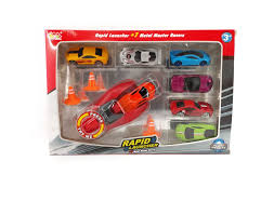 Diecast Rapid Launcher Metal Cars 7Pcs No.8277