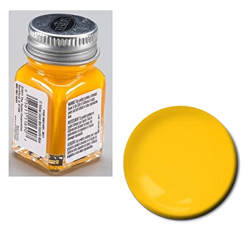 Enamel 1/4 Oz Flat Yellow