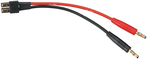 Duratrax Charge Lead Banana Plug To Traxxas Male Dtxc2222