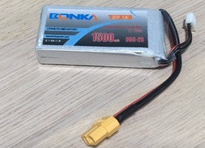 BONKA 7.4V 1500MAH 35C BATTERY