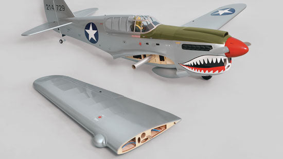 Phoenix Model P-40 Warhawk 30-35cc Gas/EP ARF 80" - 1:4 3/4