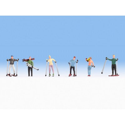 NOCH 15827 SKIERS FIGURE HO SCALE