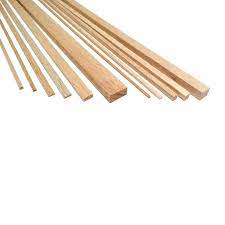 Balsa Strip 4mm x 4mm x 1000mm (Qty 5pcs)