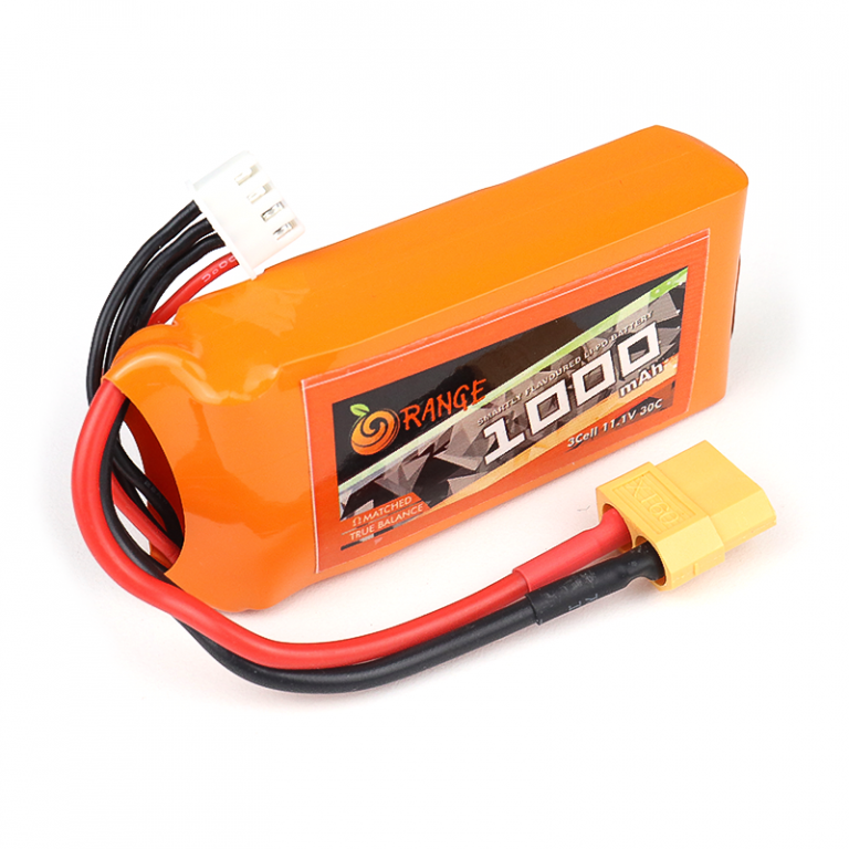 LIPO 11.1V 1000MAH 3S 30C ORANGE BATTERY