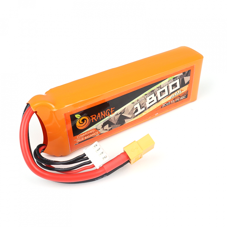 Orange 1800mAh 3S 40C/80C (11.1V) Lithium Polymer Battery Pack