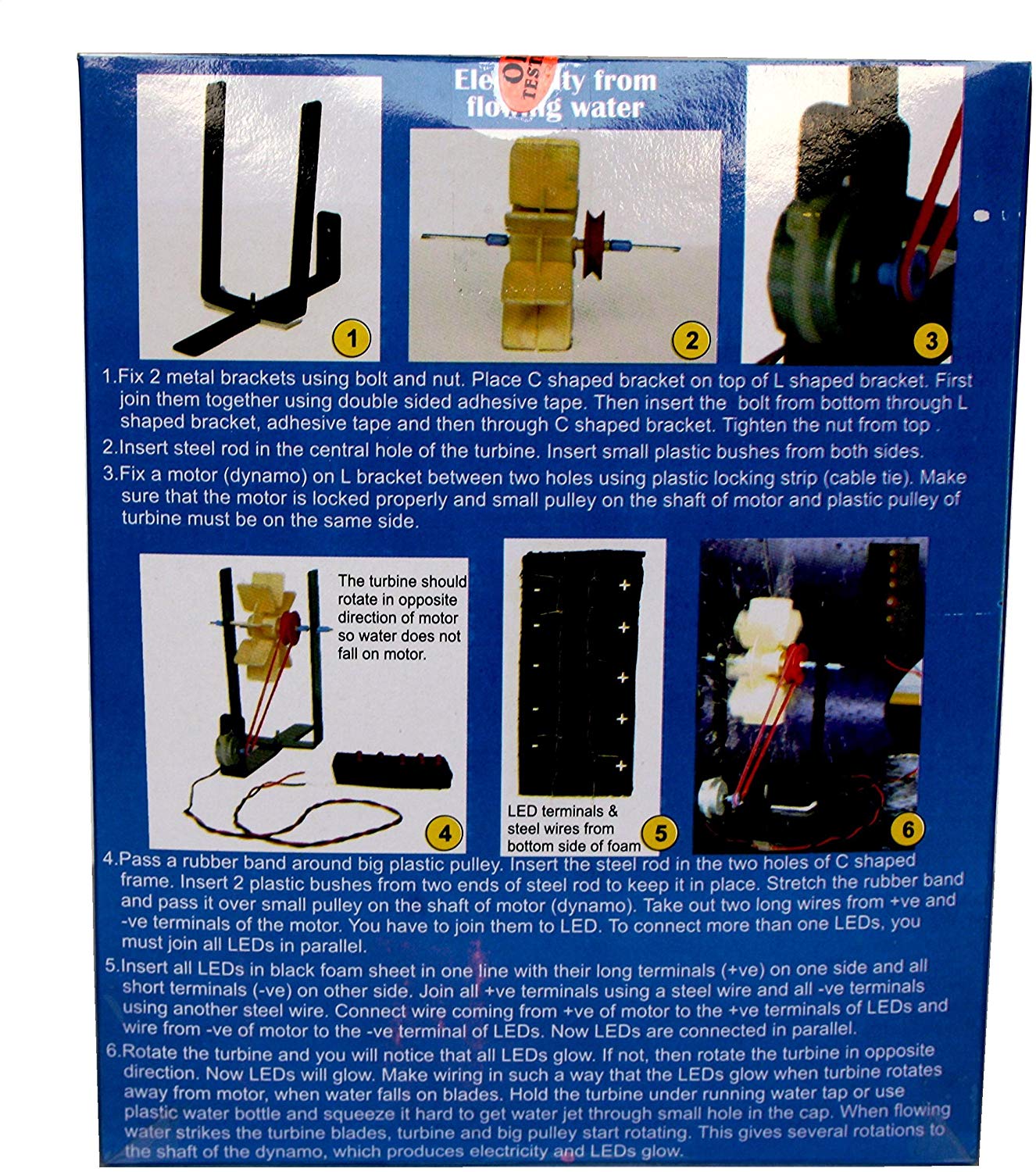 ELECTRICITY FROM WATER