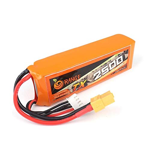 Lipo 11.1V 2500Mah 3C Orange Transmitter Battery Pack