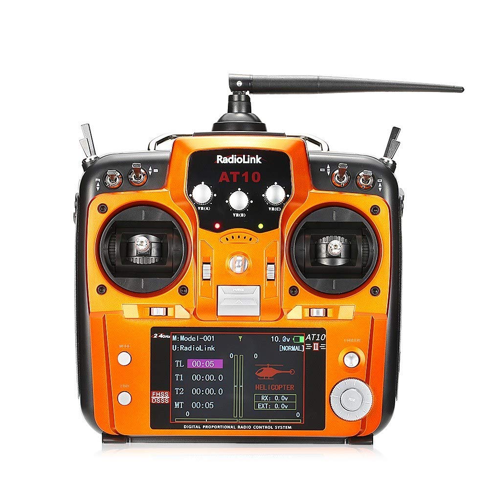 Radiolink AT10 2.4GHz 12CH RC Drone Remote with PRM-01 Transmitter and R12DS Receiver