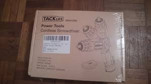 TACK LIFE SCREW DRIVER CODELESS