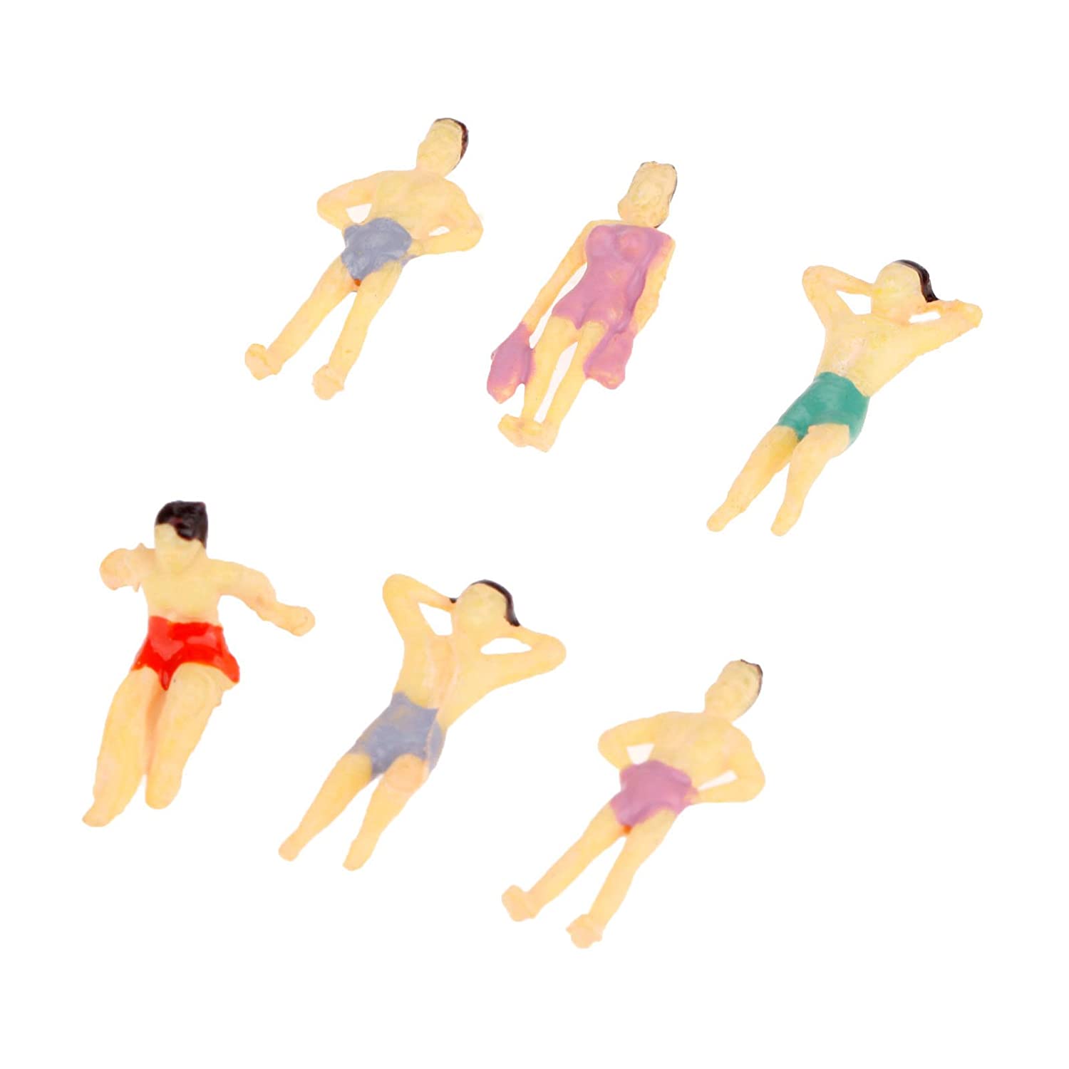 SWIMMING FIGURES PAINTED