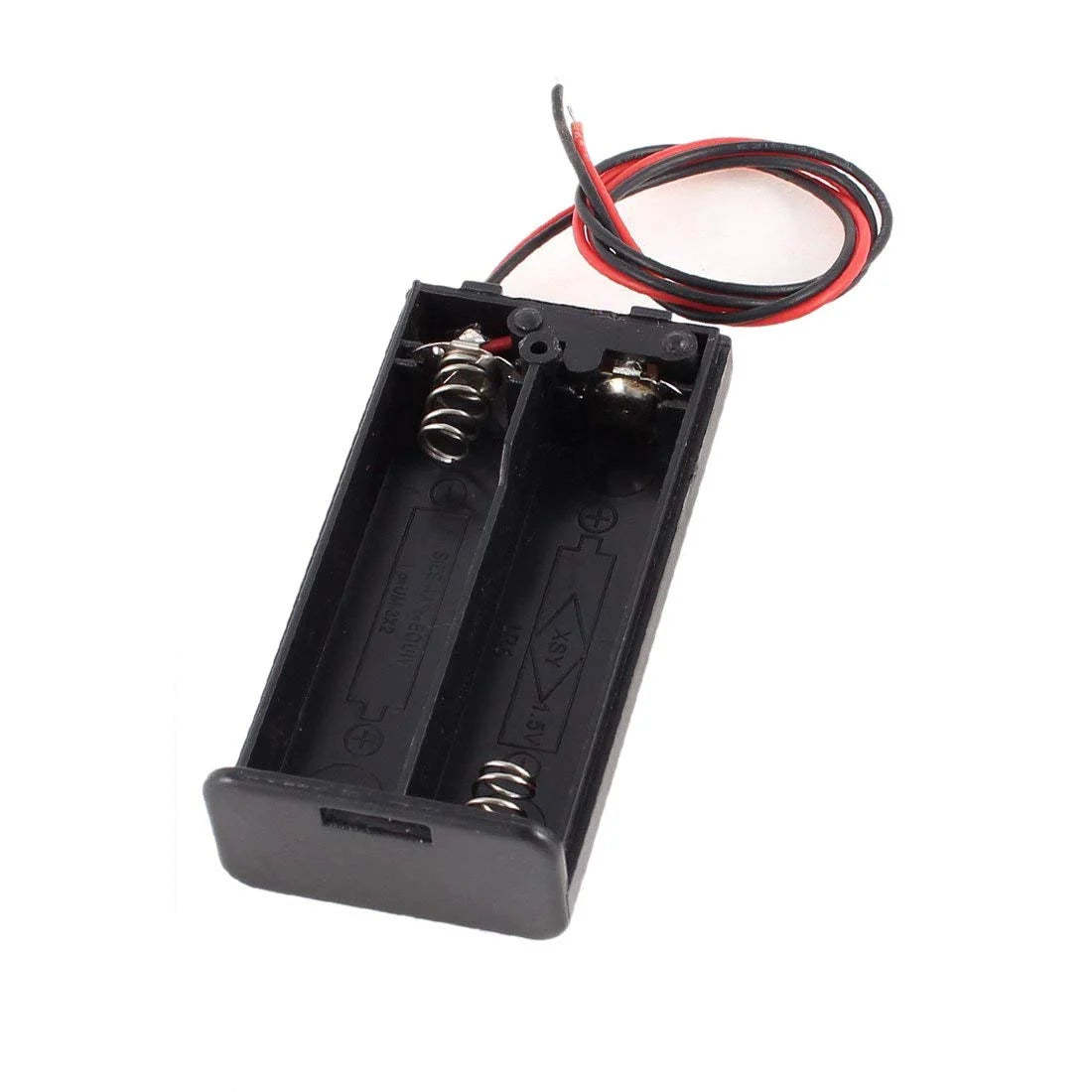 2 x 1.5V AA battery holder with cover and On/Off Switch