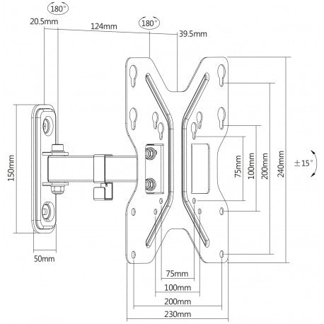 EAGLE TV WALL MOUNT