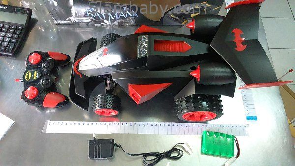 Batman Car With Remote Control 801bm - Black and Red