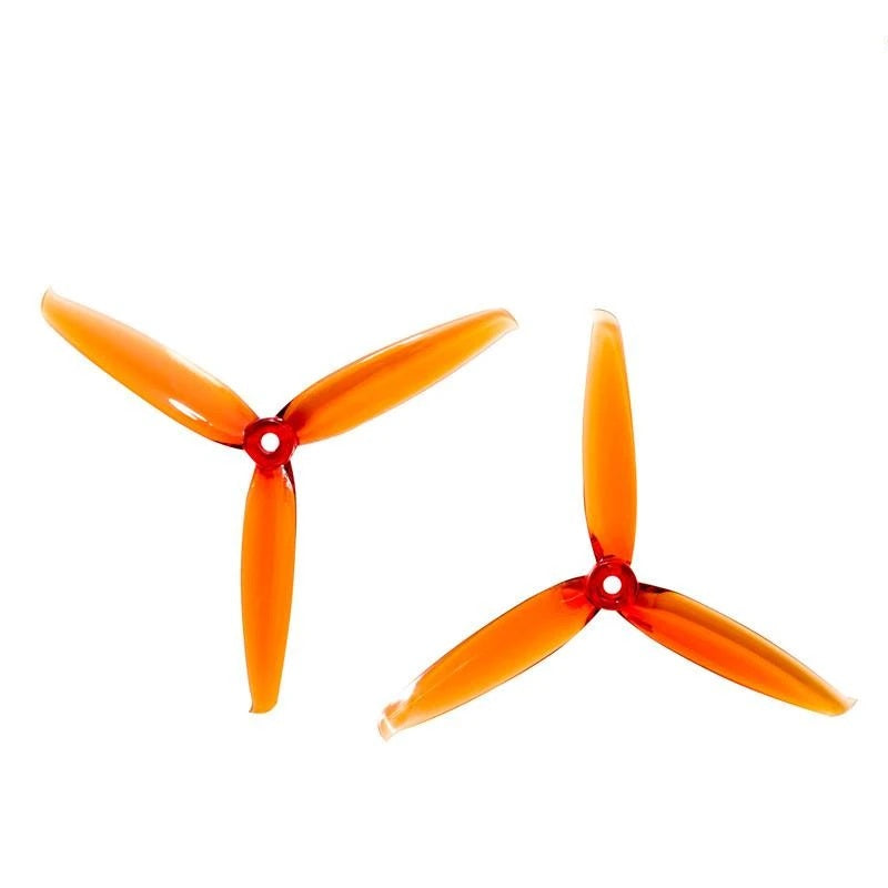 Orange HD 5152(5.1X5.2) Tri Blade Flash Propellers 2CW+2CCW 2 Pair – Orange