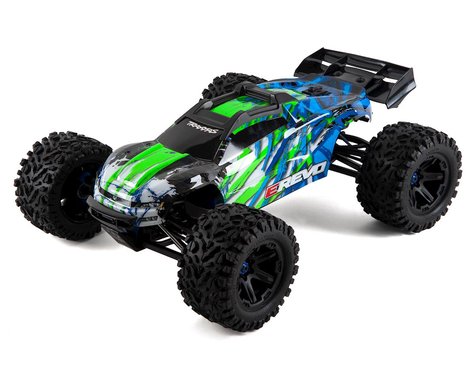 Traxxas E-Revo VXL 2.0 4WD Monster Truck Green Tsm Tqi 2.4Ghz #86086-4