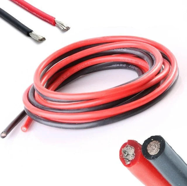 High Quality Ultra Flexible 20AWG Silicone Wire 1m (Black) + 1m (Red)