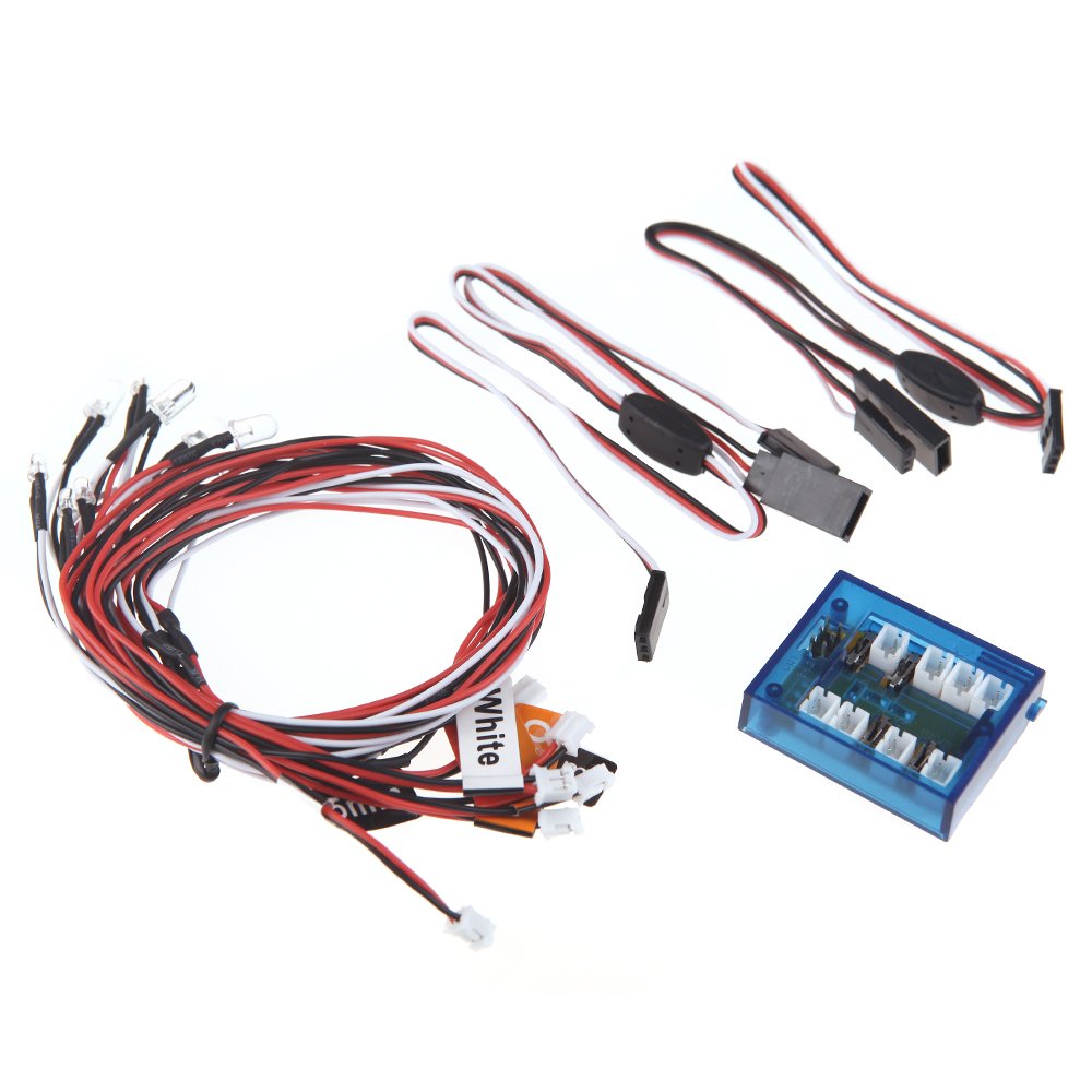 Realistic Highlight 12-LED Lighting Kit For RC Cars Trucks 1/10Th