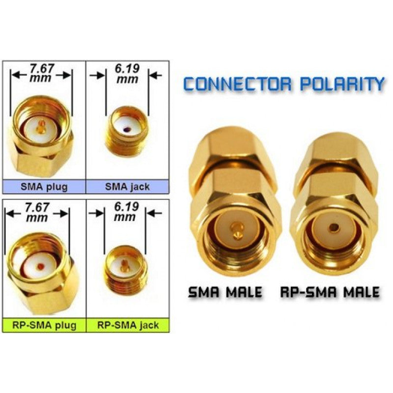 5.8G 3dBi FPV TX RX Antenna Pair (Male SMA)