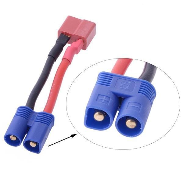 Female T-Plug To Male Ec3 Battery Adapter