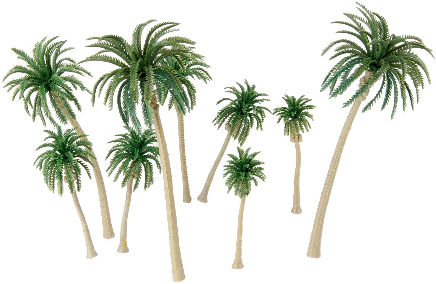 TROPICAL COCONUT PLAM TREES MIXED SIZE