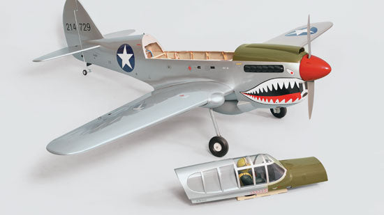 Phoenix Model P-40 Warhawk 30-35cc Gas/EP ARF 80" - 1:4 3/4