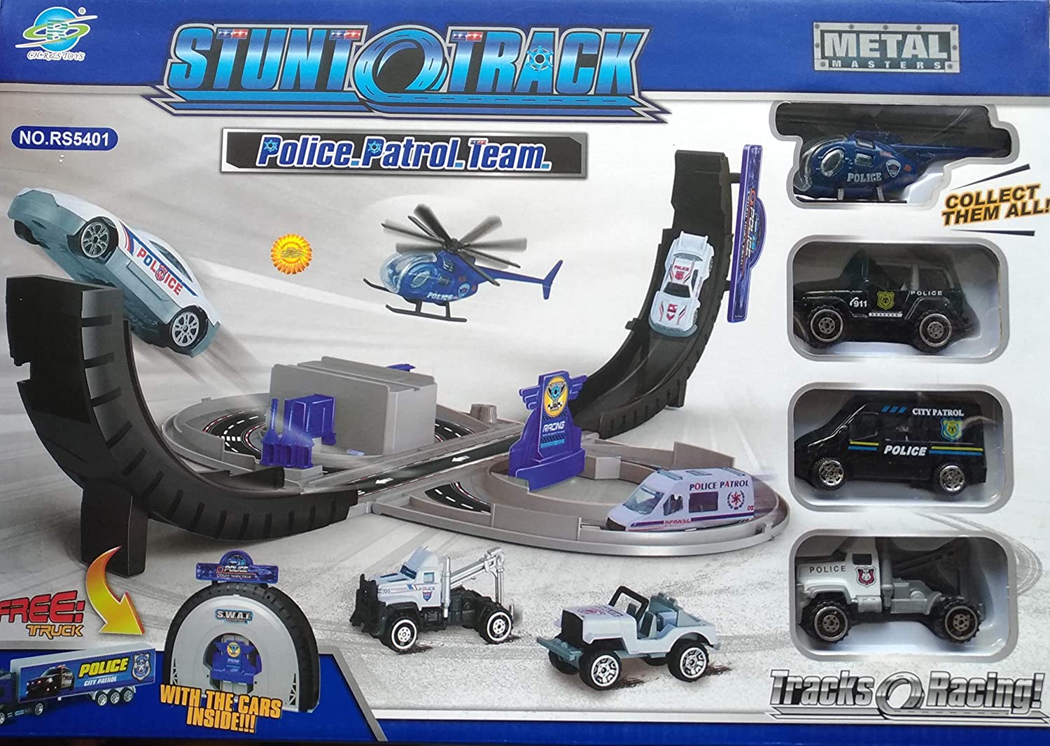 Car Police Patrol Team No.Rs5401 Diecast