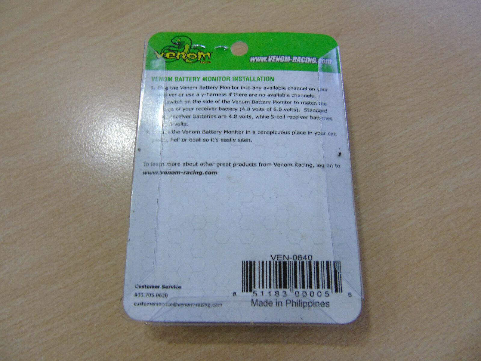 Venom Battery Monitor Ven-0640