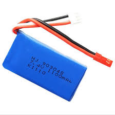 Lipo 7.4V 1100Mah 2s 25C Battery