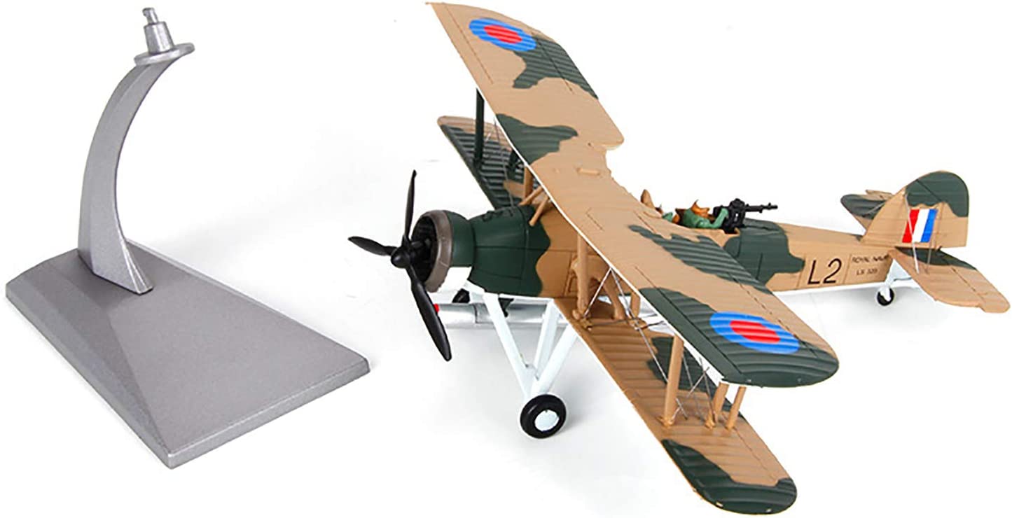 Airplane Diecast Fairey Swordfish Scale 1:72  Metal Static Model