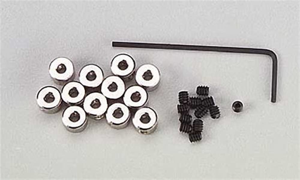 Du-Bro 1/8 Brass Dura Collars 12 Pcs No.597