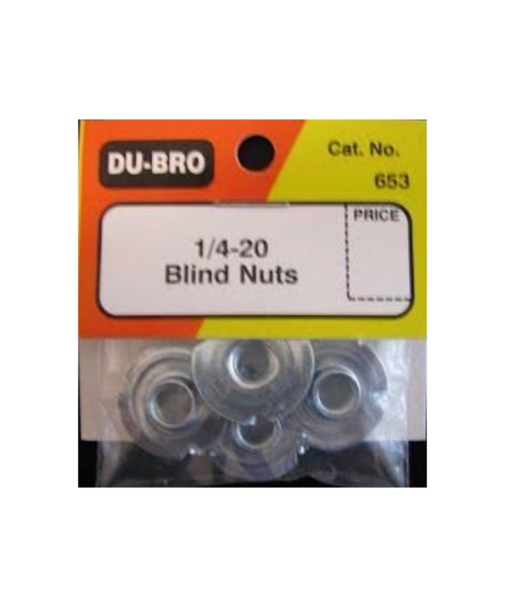 Du-Bro 1/4-20 Blind Nuts No.653