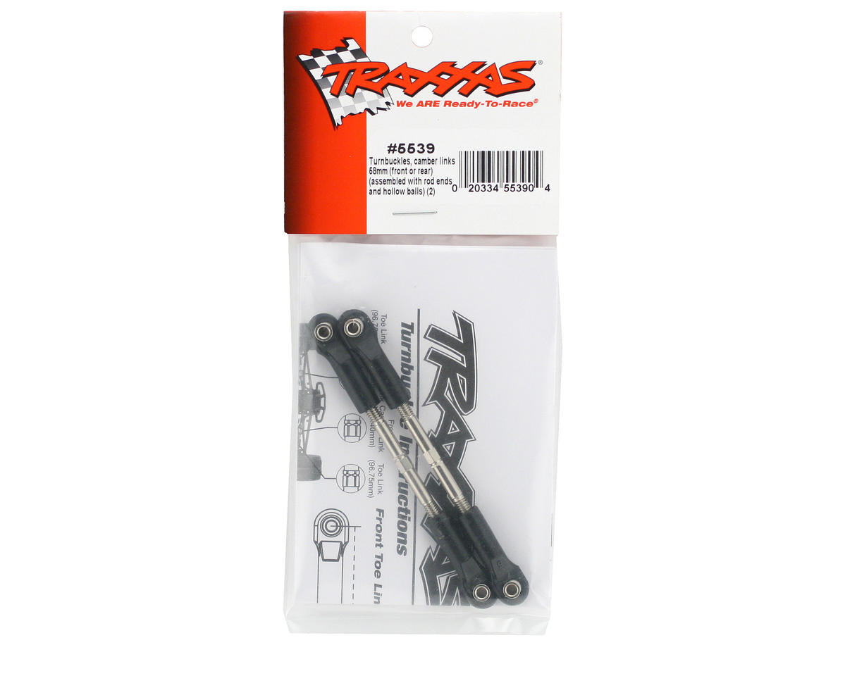 Traxxas 5539 58mm Turnbuckles, Camber Links with Rod Ends (pair)